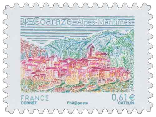 Timbre : Coaraze - Alpes-Maritimes