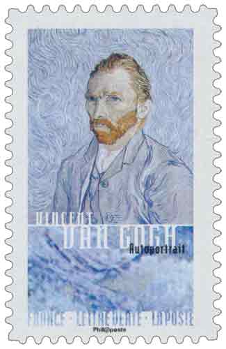 Timbre : Vincent van Gogh - Autoportrait