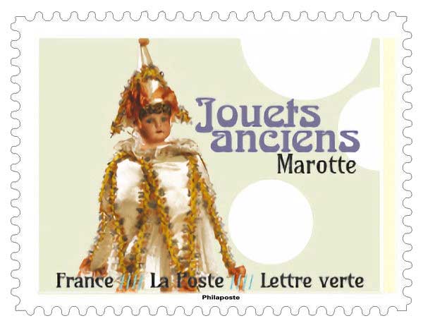 Timbre : JOUETS ANCIENS - Marotte