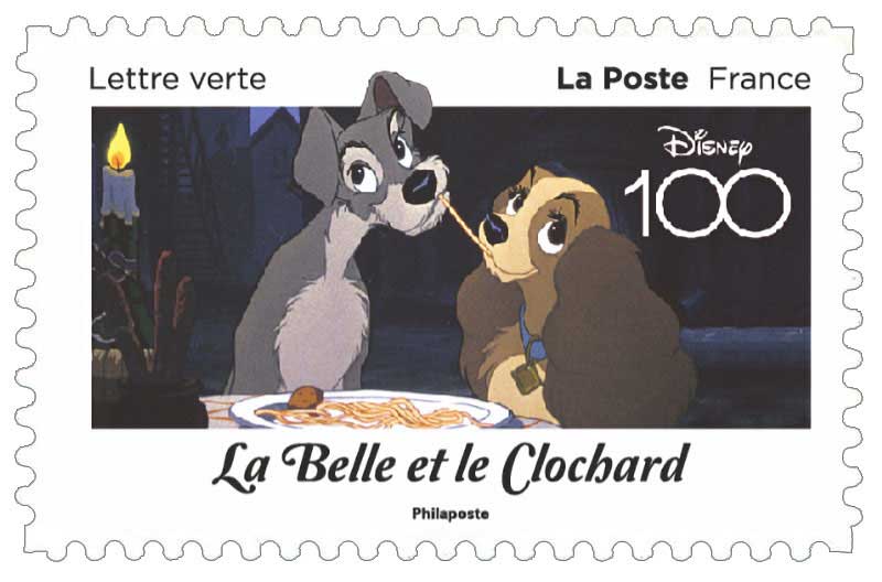 Timbre : La Belle et le Clochard  (Walt Disney)