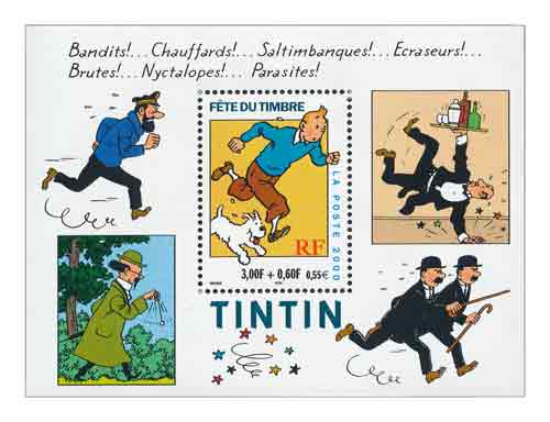 Bloc : 2000 Fête du Timbre Tintin