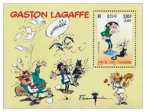 Bloc : Fête du Timbre GASTON LAGAFFE