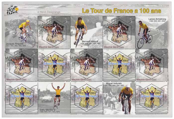 Bloc : Le Tour de France a 100 ans