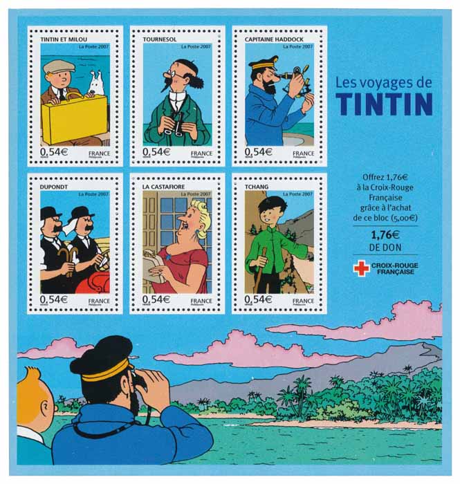 Bloc : Les voyages de TINTIN