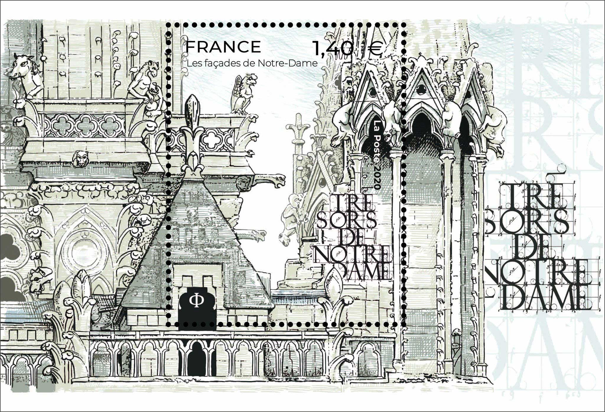 Bloc : Trésors de Notre-Dame - Les façades de Notre-Dame