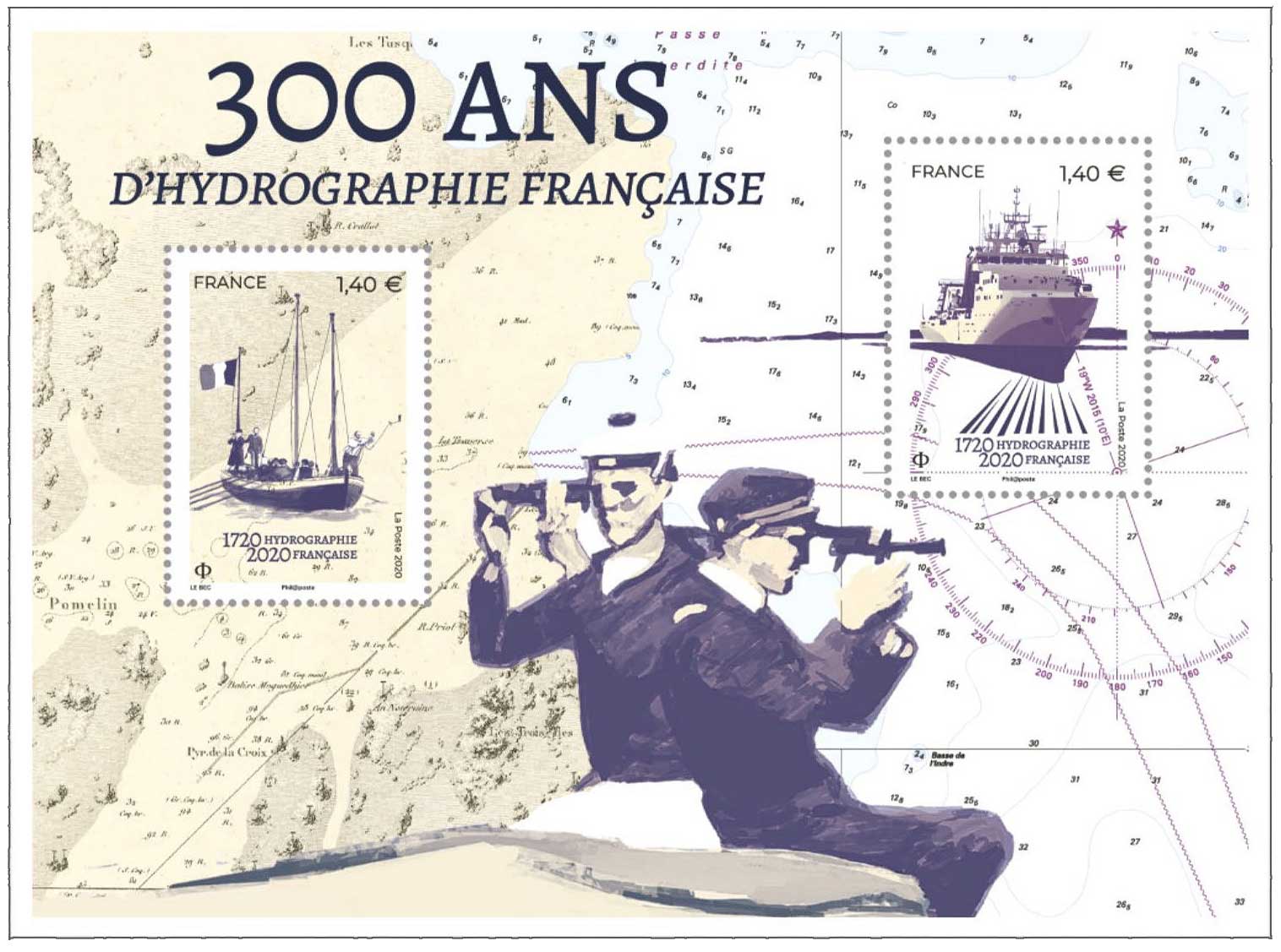 Bloc : 300 ANS D'HYDROGRAPHIE FRANCAISE