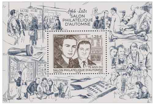 Bloc Salon Philatélique d'Automne 1946 - 2021
