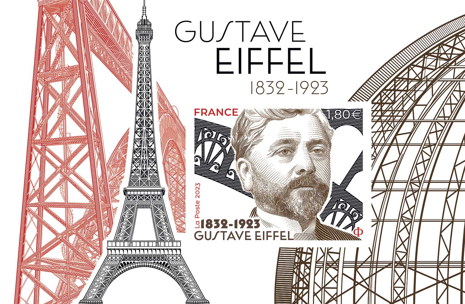 Bloc  :   Gustave Eiffel 1832 - 1923