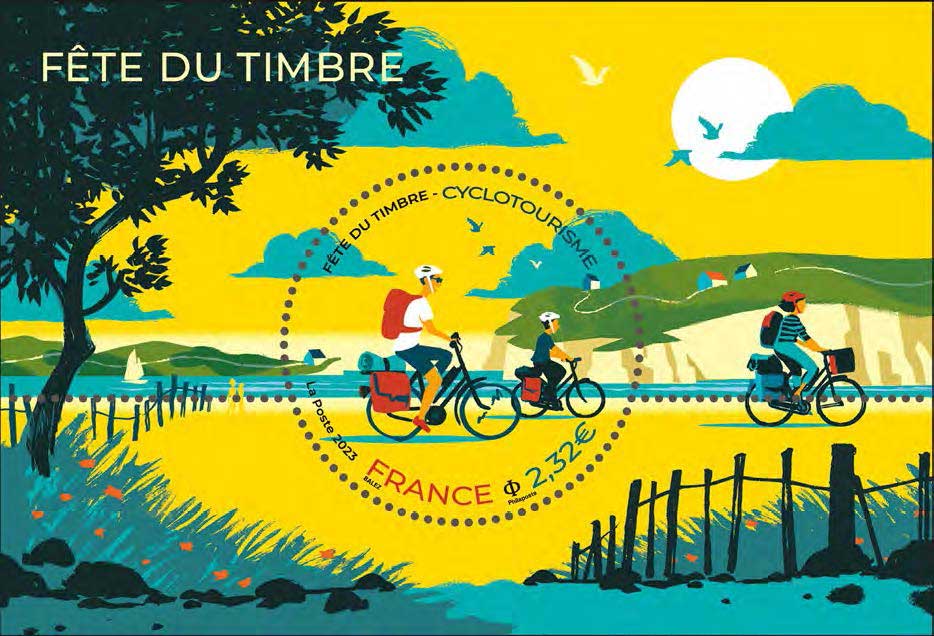 Timbre : FÊTE DU TIMBRE - CYCLOTOURISME