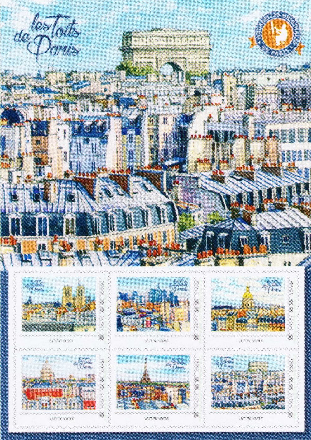 Collector : Les toits de Paris - ARC DE TRIOMPHE