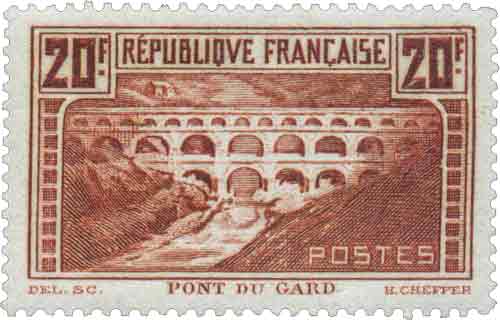 Timbre : Pont du Gard - Type I