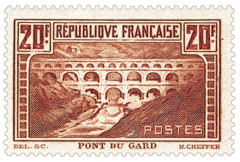 Timbre : PONT DU GARD - Type IIB