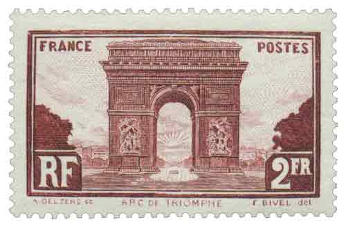 Timbre : ARC DE TRIOMPHE