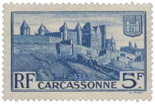 Timbre : Remparts de la cité de Carcassonne