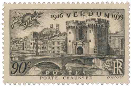 Timbre : 1916-1939 VERDUN PORTE CHAUSSÉE