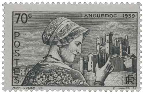 Timbre : LANGUEDOC 1939