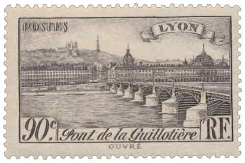 Timbre : LYON Pont de la Guillotière