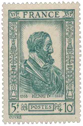 Timbre : Henri IV (1553-1610)