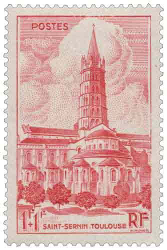 Timbre : Basilique Saint-Sernin de Toulouse