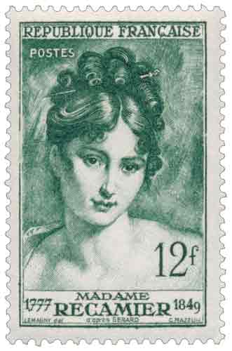 Timbre : MADAME RÉCAMIER 1777-1849