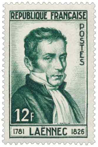 Timbre : LAËNNEC 1781-1826