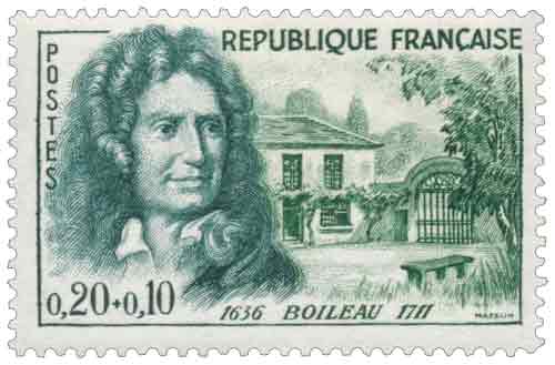 Timbre : BOILEAU 1636-1711