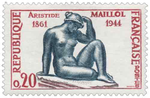 Timbre : ARISTIDE MAILLOL 1861-1944