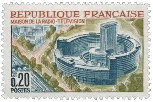 Timbre : MAISON DE LA RADIO-TÉLÉVISION