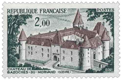 Timbre : CHÂTEAU DE BAZOCHES-DU-MORVAND