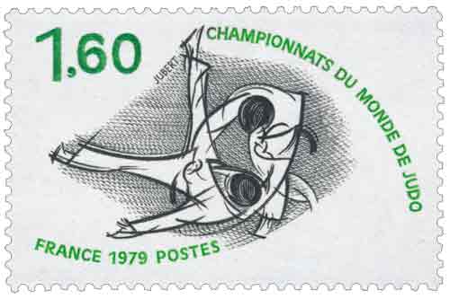 Timbre : CHAMPIONNATS DU MONDE DE JUDO