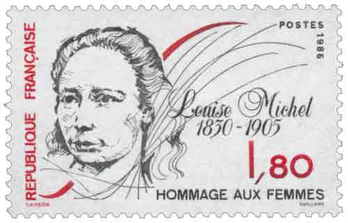 Timbre : HOMMAGE AUX FEMMES Louise Michel 1830-1905