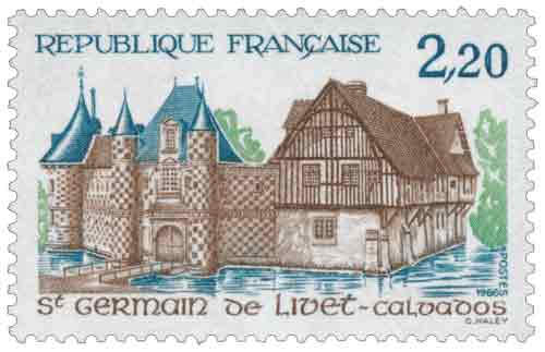 Timbre : St Germain de Livet - Calvados