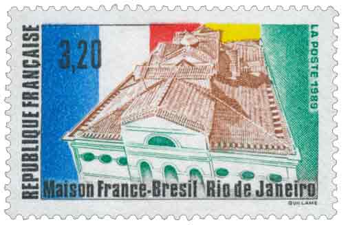 Timbre : Maison France-Brésil Rio de Janeiro