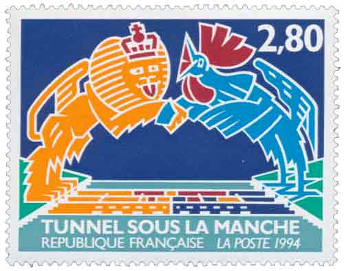 Timbre : TUNNEL SOUS LA MANCHE