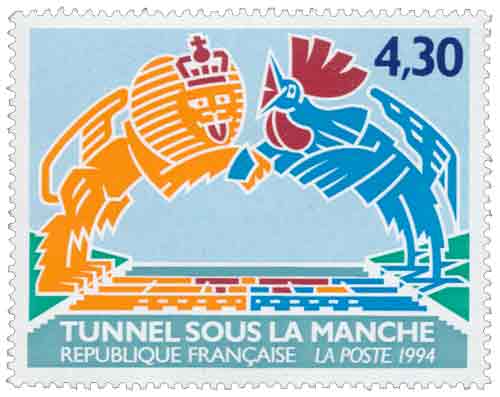 Timbre : TUNNEL SOUS LA MANCHE