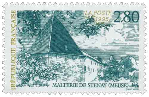 Timbre : MALTERIE DE STENAY (MEUSE)