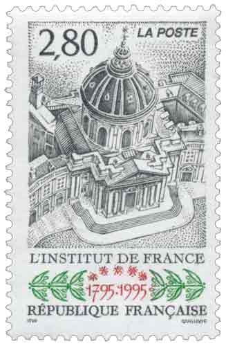 Timbre : L'INSTITUT DE FRANCE 1795-1995