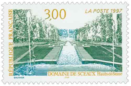 Timbre : DOMAINE DE SCEAUX Hauts de Seine