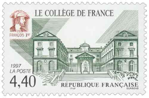 Timbre :  LE COLLÈGE DE FRANCE FRANÇOIS 1er