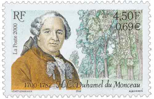 Timbre : Duhamel du Monceau 1700-1782