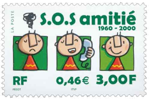 Timbre : S.O.S amitié 1960-2000