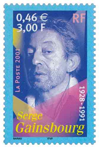 Timbre : Serge Gainsbourg 1928-1991