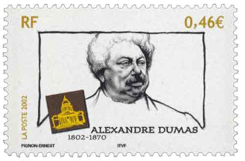 Timbre: ALEXANDRE DUMAS 1802-1870