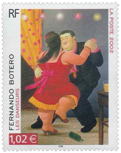 Timbre : FERNANDO BOTERO LES DANSEURS