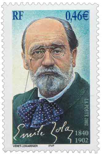 Timbre: Émile Zola 1840-1902