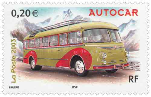 Timbre : AUTOCAR