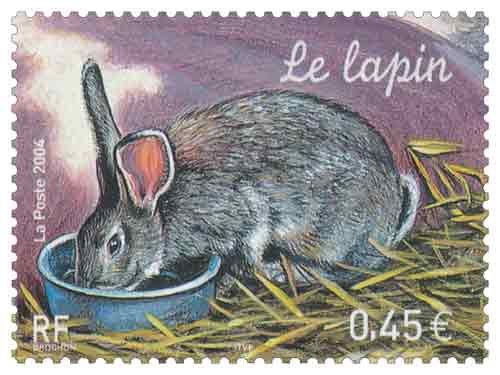 Timbre : Le lapin