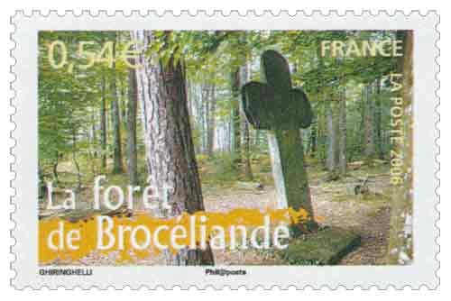 Timbre : La forêt de Brocéliande
