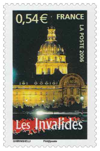 Timbre :  Les Invalides à Paris