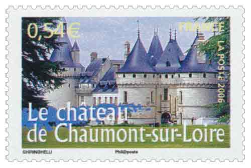 Timbre : Le château de Chaumont-sur-Loire